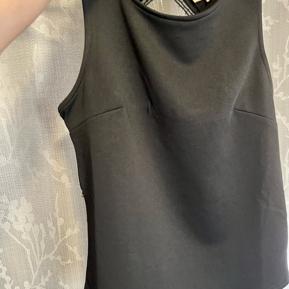 Buckle Top - Black Sleeveless Top with Silver Accents NWOT - Picture 8 of 8